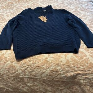 Paul Jones Navy Blue Men’s Sweater XL. New with Tags.